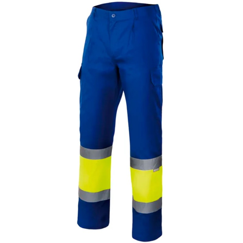 Pantalón bicolor forrado de alta visibilidad Velilla 156 - Vetonek