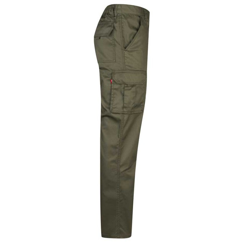 Detalle de la cinturilla elástica del pantalón Velilla 103001 - Vetonek