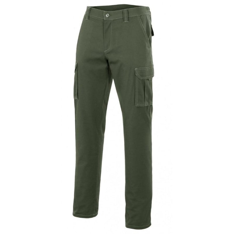 Pantalón de trabajo multibolsillos slim fit Velilla 103001 - Vetonek