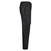 Detalle de los bolsillos del pantalón bicolor Velilla 103004 - Vetonek