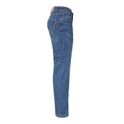 Detalle de los remaches metálicos del pantalón denim Velilla 103018S - Vetonek