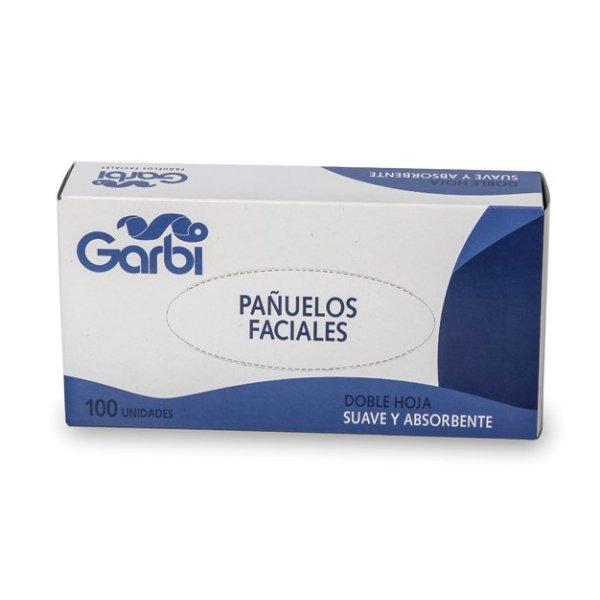 Pañuelos faciales de doble hoja - Pack 40 cajas de 100 uds - Vetonek