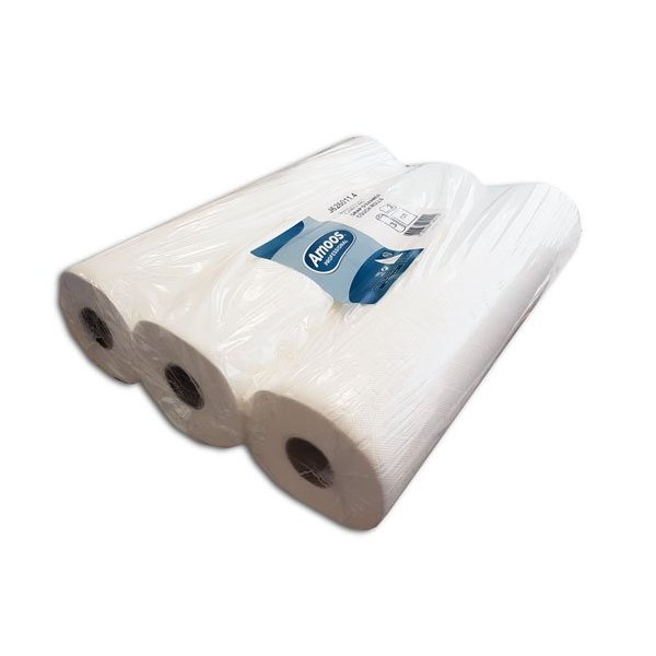 Papel camilla extrablanco doble capa 125 servicios - Pack 3 rollos Vetonek