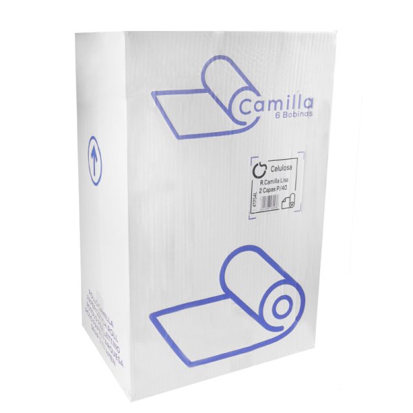 Caja de 6 Rollos de Papel para Camilla Extrablanco Doble Capa Vetonek