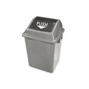 Lixeira universal de 40 litros com tampa giratória - ideal para casa e escritório Vetonek