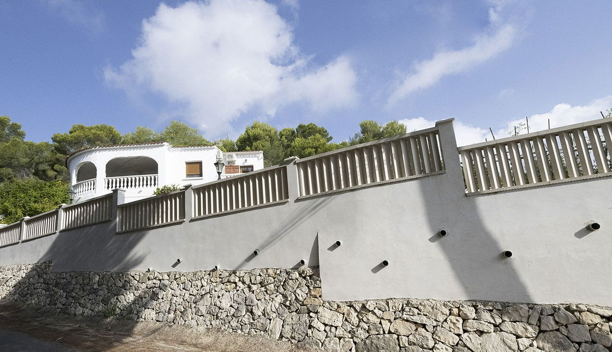 Celosía construida con Paravientos Lardero