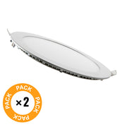 Pack de 2 Paneles LED 20W 2000Lm 6000ºK Circular — Vetonek (2)