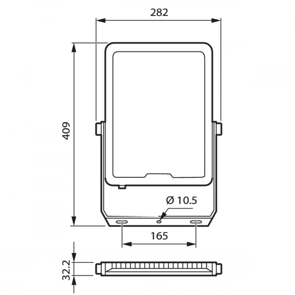 Foco Proyector LED "Philips" IP65 150W 18000Lm 4000ºK IP65 — Vetonek (2)