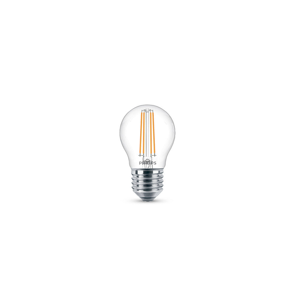 Pack 2 Bombilla LED Philips E27 P45 4.3W 470Lm 2700K — Vetonek (2)