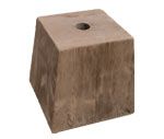 Pie de Sombrilla Baños de hormigón imitación madera