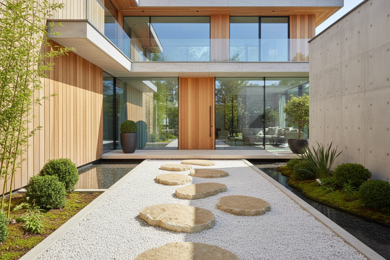 Paso japonés de piedra natural Ovoide - Vetonek