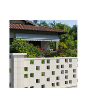 Pilar Cuéllar de hormigón, relieve estriado para construcción y jardín - Vetonek