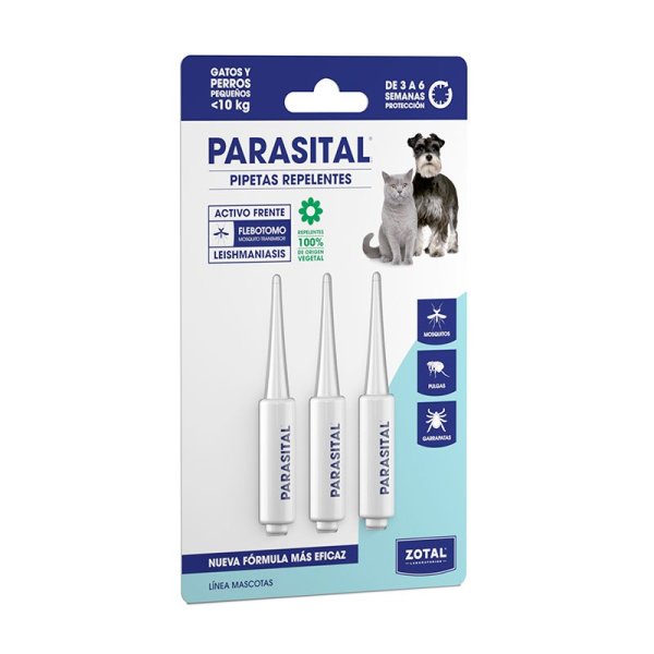 Pipetas para Perros y Gatos Repelentes Zotal - Antiparasitarios Efectivos - Vetonek