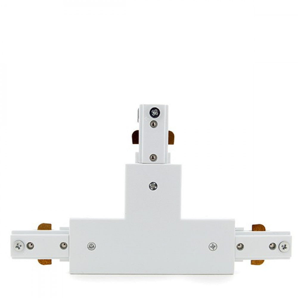 Conector T Carril Bifásico Blanco — Vetonek (3)