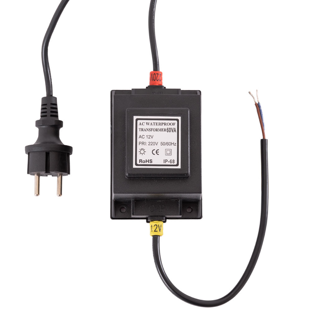 Transformador - Fuente de Alimentación AC/DC - Convertidor AC/DC 230 VAC/12VDC - IP68 — Vetonek
