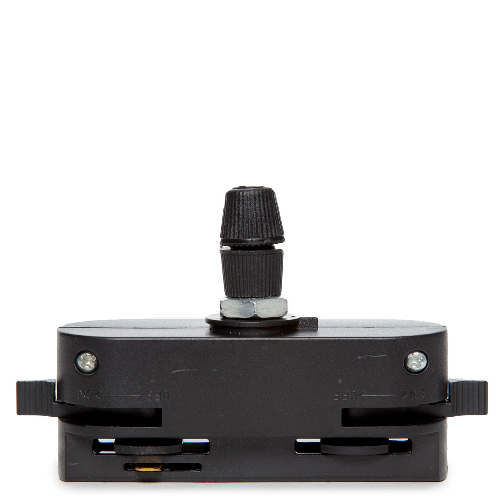 Adaptador Carril Monofásico Negro — Vetonek