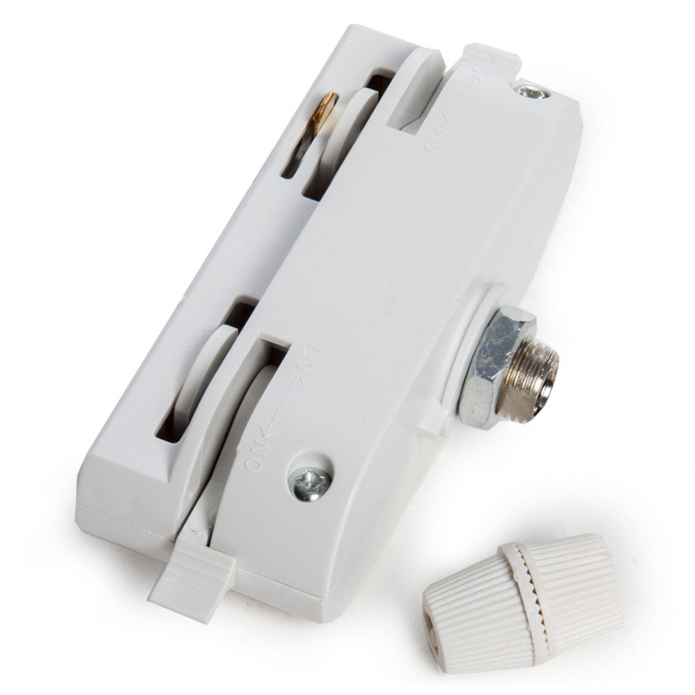 Adaptador Carril Monofásico Blanco — Vetonek (2)