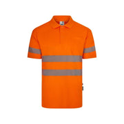 Polo de alta visibilidad manga corta reciclado GRS Velilla 305532 - Vetonek