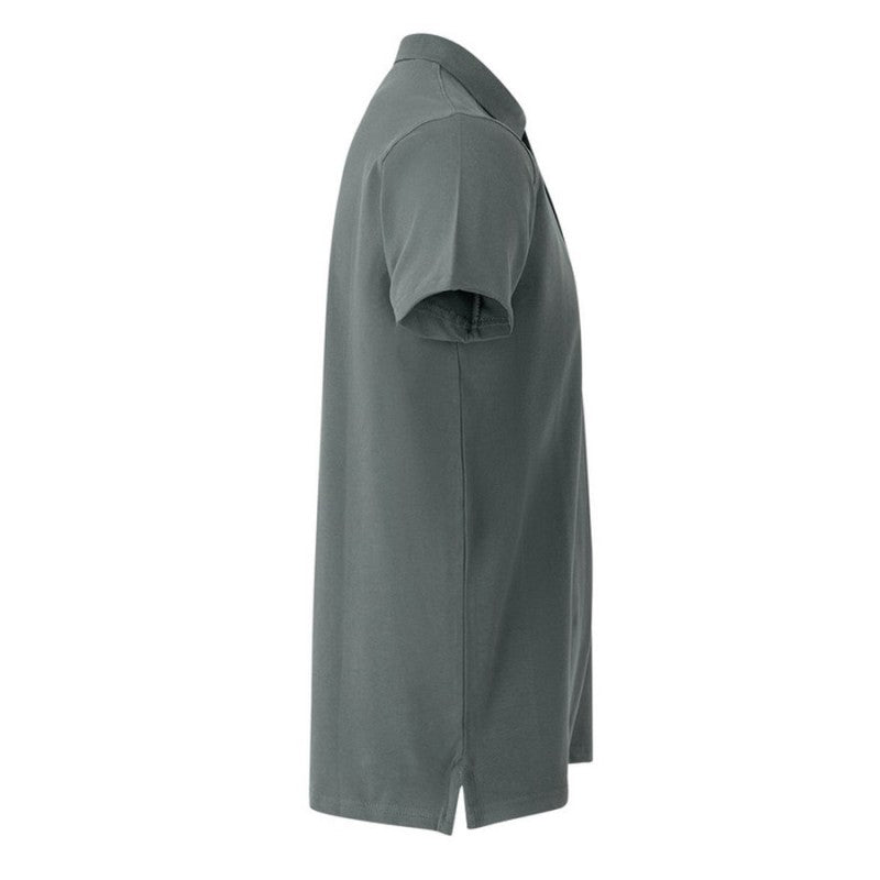 Detalle del cuello de canalé del polo stretch Velilla 105508S - Vetonek