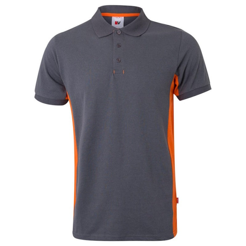 Polo bicolor de manga corta Velilla 105504 - Vetonek