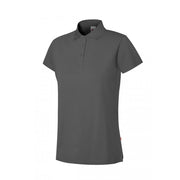 Detalle del cuello de canalé del polo de mujer Velilla 105509S - Vetonek
