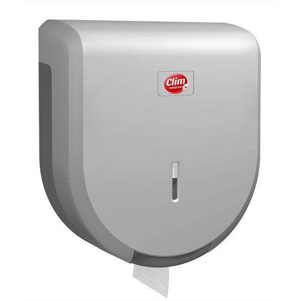 Distributeur de papier hygiénique industriel argenté - Clim Professionnel Vetonek