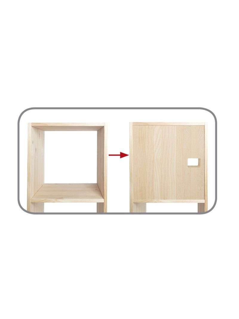 Puerta de Madera de Pino para Estantería Modular Dinamic Astideco