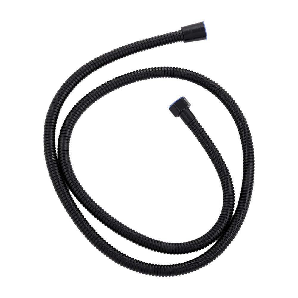 Conjunto Ducha Latón/Zinc - Acero Inoxidable- ABS, Negro, Agua Caliente-Fría, Monomando — Vetonek (6)
