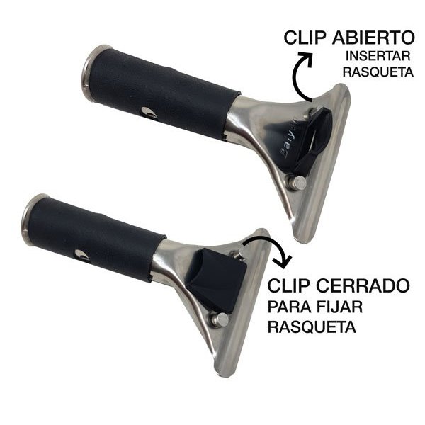 Rasqueta limpiacristales Easy Clip Profesional 45 cm - Limpieza Perfecta Vetonek