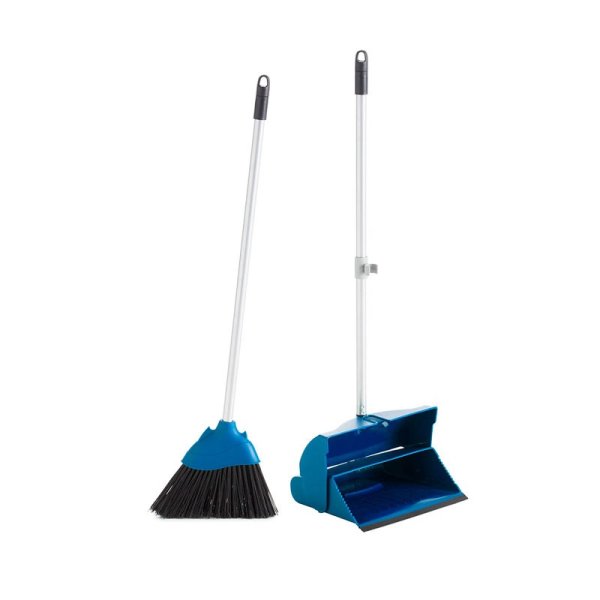 Kit recogedor basculante y escoba con mango - Limpieza Eficaz Vetonek