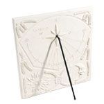 Reloj Solar Hornos de hormigón blanco