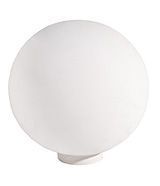 Bolardo Ajamil esférico de hormigón blanco
