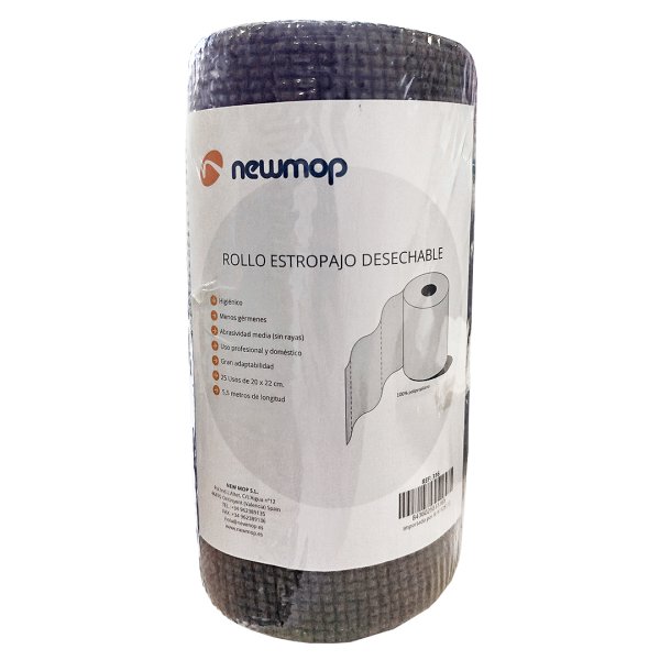Rollo de estropajo desechable de nailon 20x22 cm - 25 uds Vetonek