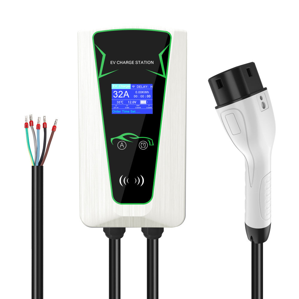 Cargador para Coche Eléctrico SMART WIFI RFID 7kW Monofásico 5m Tipo 2 — Vetonek