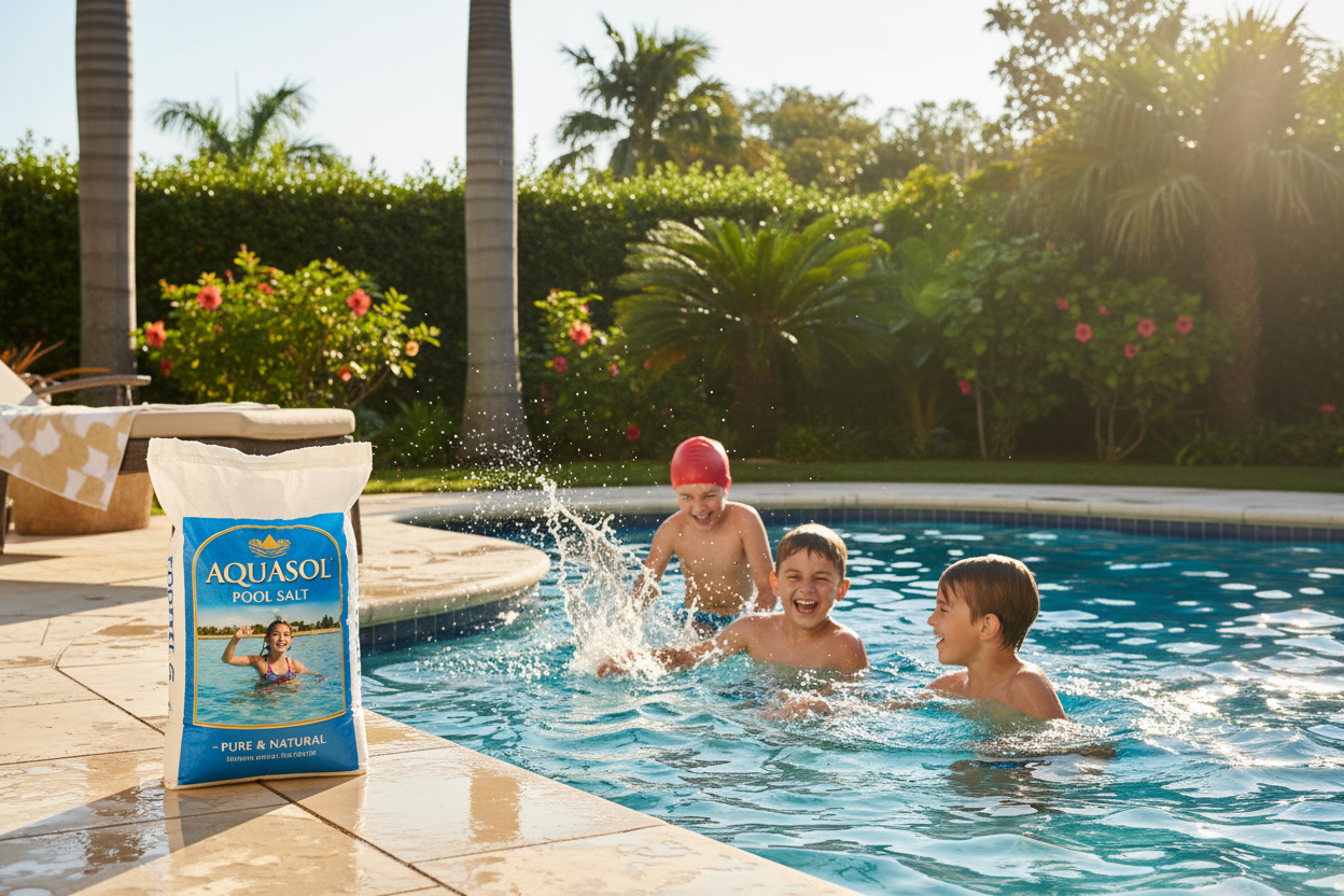 Sal solar para piscinas alternativa al cloro - Vetonek
