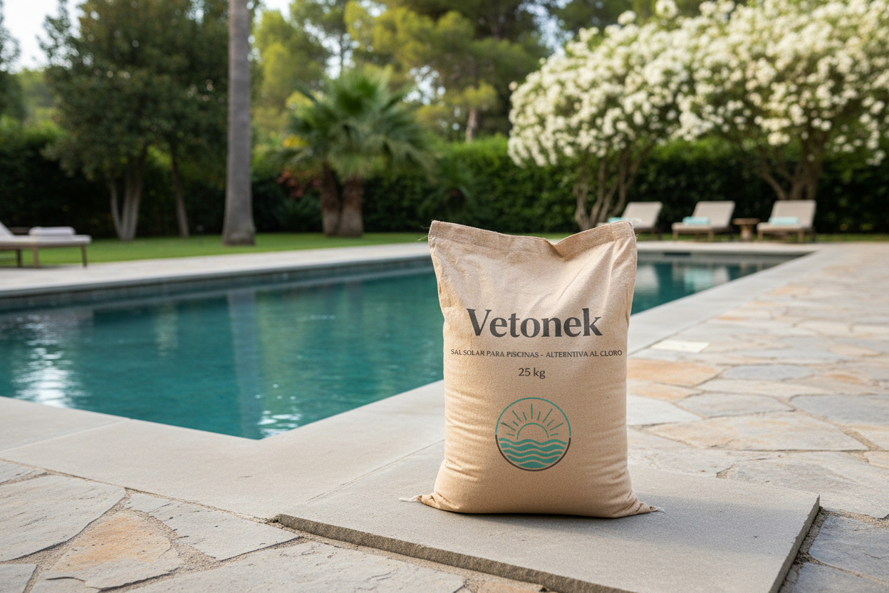 Sal solar para piscinas alternativa al cloro - Vetonek