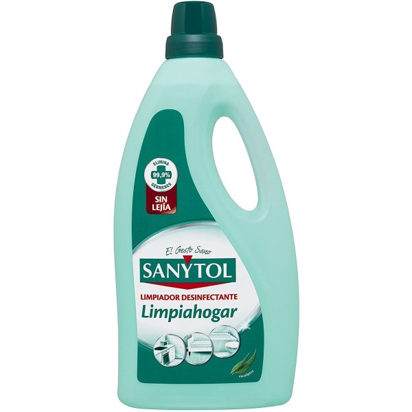Sanytol limpiahogar desinfectante sin lejía 2L - Limpieza eficaz Vetonek