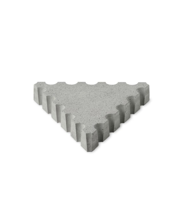 Adoquín Chinchón Triangular de hormigón, pavimento modular geométrico para exteriores - Vetonek