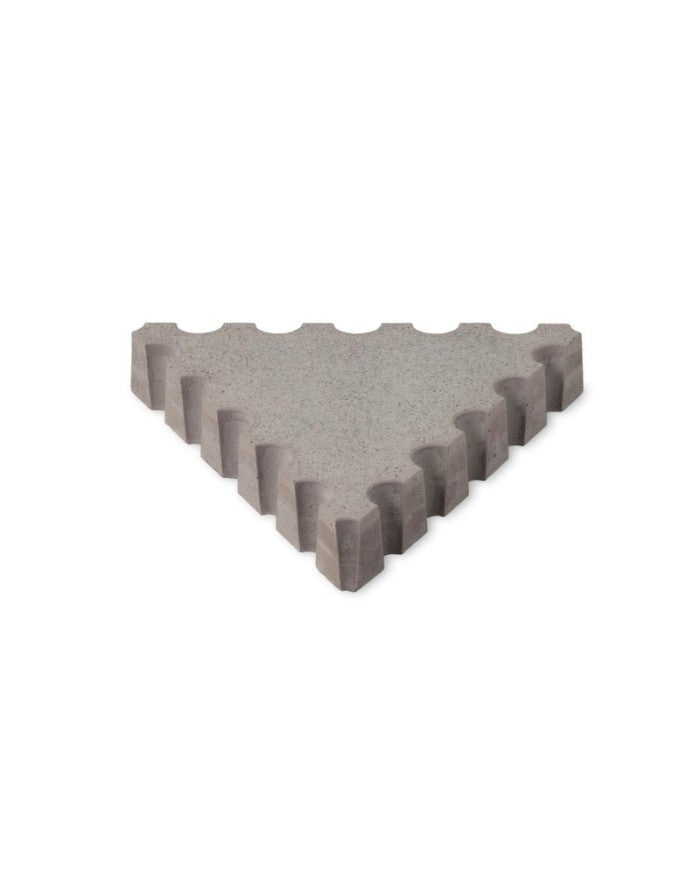 Adoquín Chinchón Triangular de hormigón, pavimento modular geométrico para exteriores - Vetonek