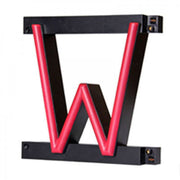 Letra LED Neon W Ancho 146mm Alto 161mm Fondo 38mm — Vetonek
