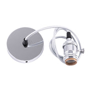 Pendel E27 Cable 1000mm 0,75mm Tela - Rosetón SC-MPL003 — Vetonek