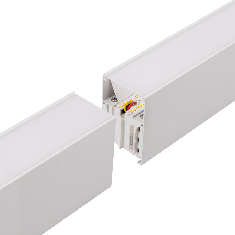 Luminaria Lineal Enlazable LED CCT (Tonalidad Luz Regulable) Driver Lifud Superficie/ Suspendida — Vetonek (11)