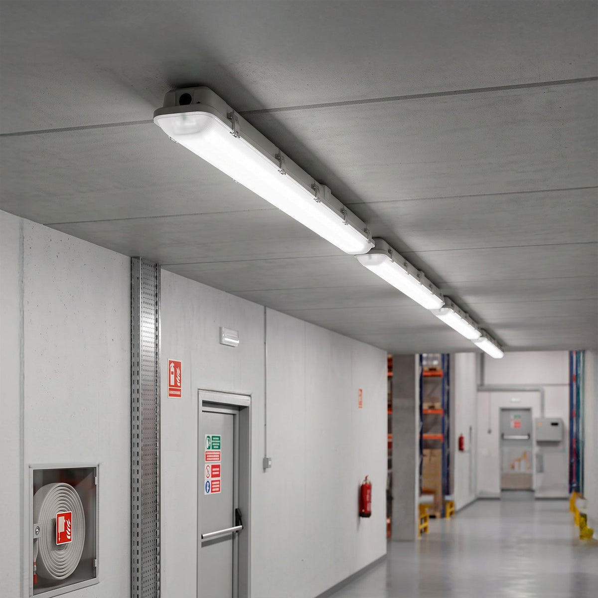 Equipo Estanco Enlazable Kit de Emergencia LED 40W 4800Lm IP65 CCT (Tonalidad Luz Regulable) 3000-6500ºK 110º Regulable Tridonic Flicker Free — Vetonek (2)