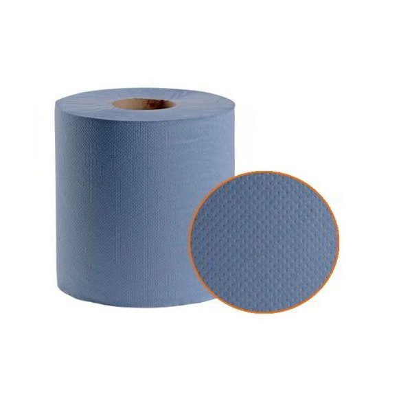 Papel secamanos mecha azul ecológico - Pack 6 rollos Vetonek