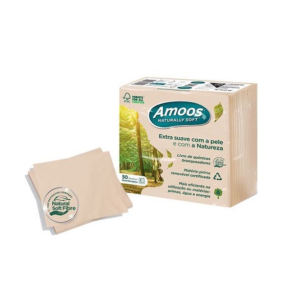 Servilletas ecológicas Naturally Soft 33x33 cm - 1500 uds Vetonek
