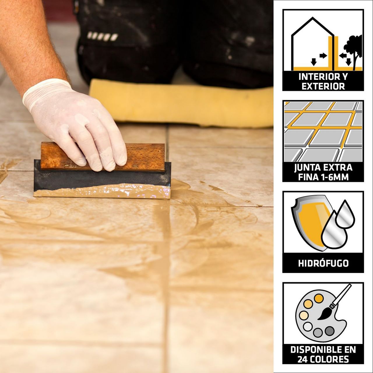 Lechada juntas para baldosas de colores