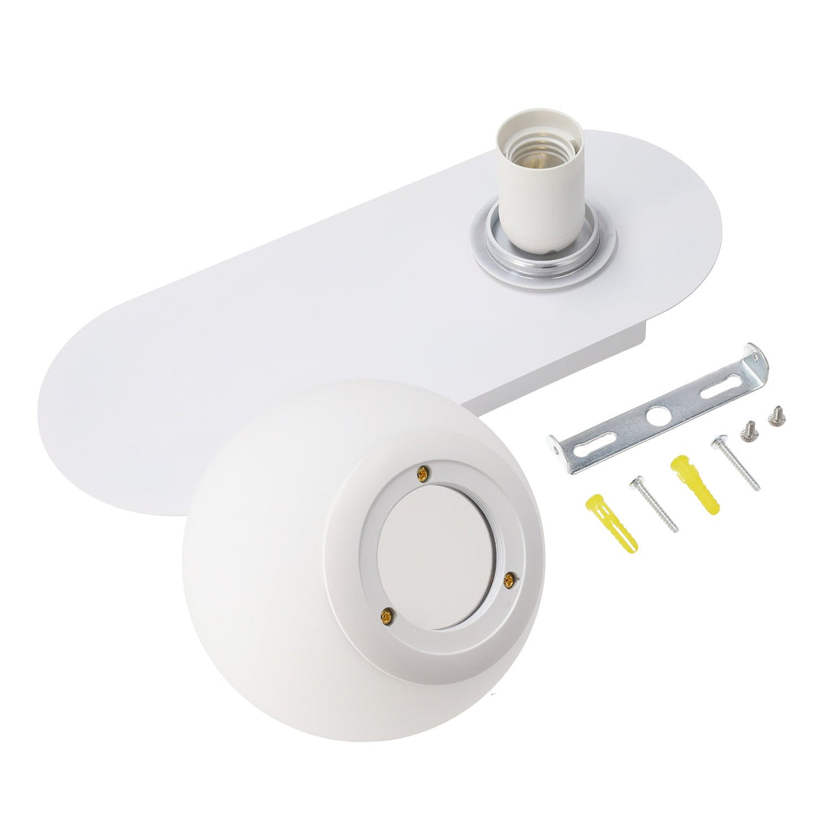 Aplique de pared bola cristal "Glow" — Vetonek (5)