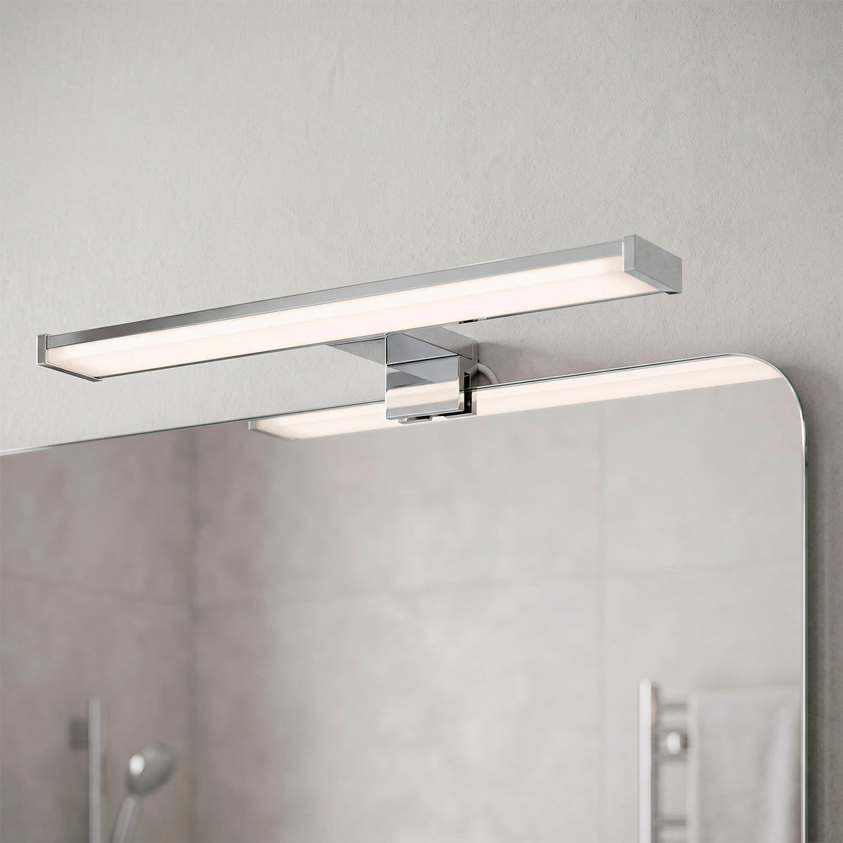 Aplique de Espejo LED 7W CCT (3000-4000-6000K) Cromado — Vetonek