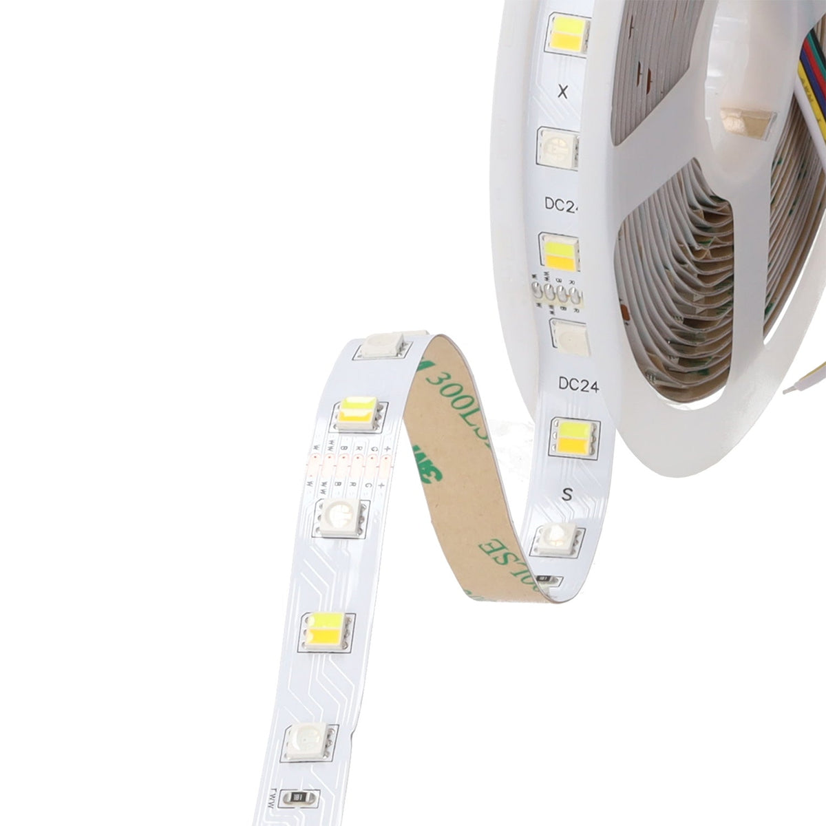 Tira LED SMD5050 14,4W/M 140Lm/W 24VDC IP20 RGB/CCT Rollo 5M — Vetonek