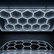 Lámpara LED hexagonal - 6000K - 14 hexágonos + Rectángulo 500cm — Vetonek (2)